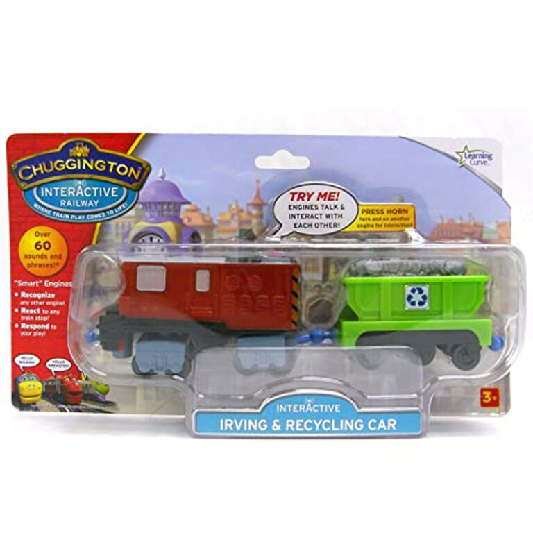 Chuggington Train Irving & Recycling Car — Chez Les Petits