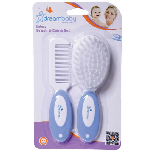 Dreambaby Deluxe Brush & Comb Set Blue