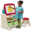 Step2 Flip & Doodle Easel Desk With Stool