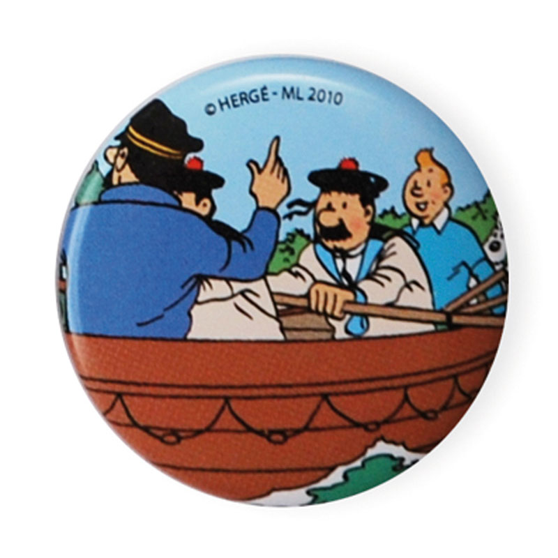 Tintinimaginatio Tintin Metal Badge — Chez Les Petits