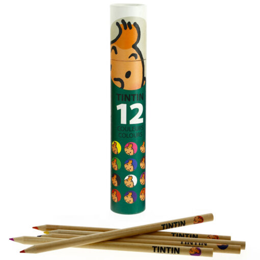 Tintinimaginatio Boite a Crayons Tintin de Couleurs Vert