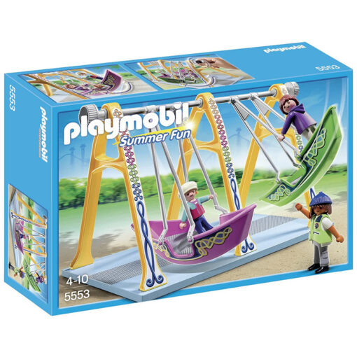 Playmobil Summer Fun Amusement Park Boat Swing