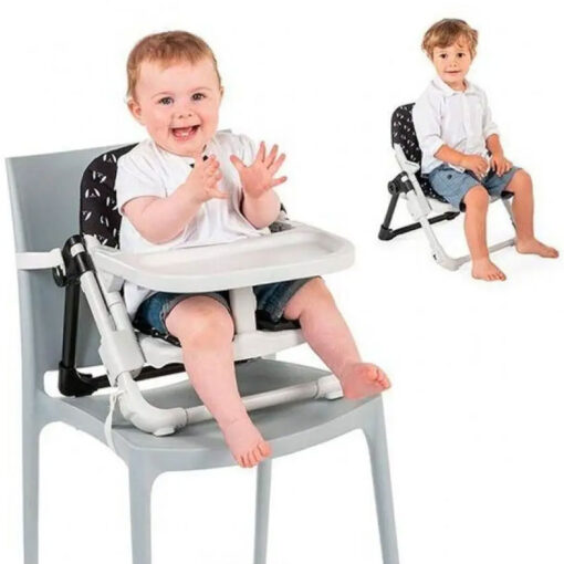 Chicco Chairy Feeding Booster Seat Black - Image 2