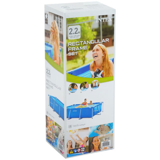 Intex 2.2 x 1.5m Rectangle Frame Swimming Pool - Image 2