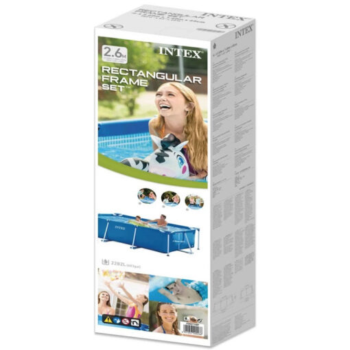 Intex 2.6 x 1.6m Rectangle Frame Swimming Pool - Image 2