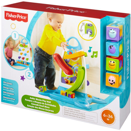 FisherPrice Roller Blocks Play Wall