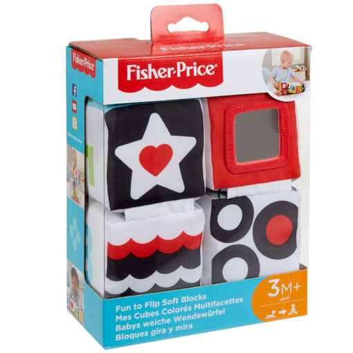 FisherPrice Fun To Flip Soft Blocks Cube