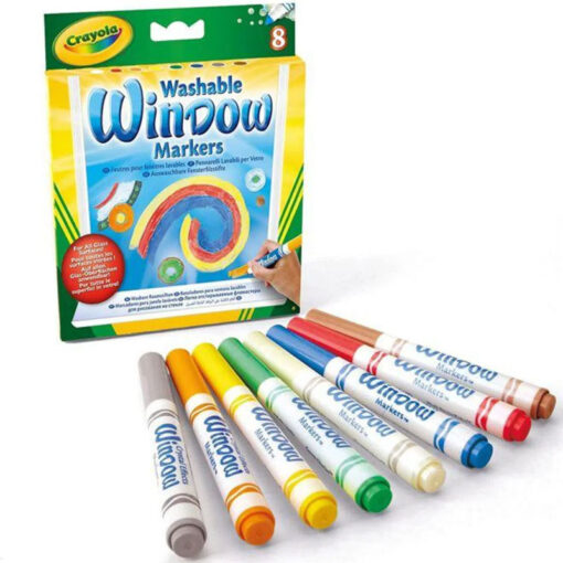 Crayola 8 Wachable Window Markers