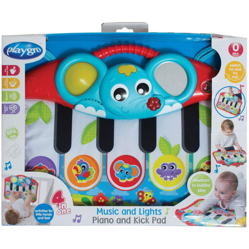 Playgro Music And Lights 4 in 1 Piano And Kick Pad