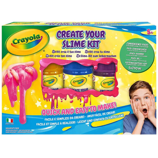 Crayola Quick & Easy Create Your Slime Kit 5x 240ml