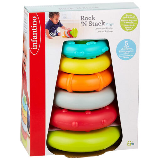 Infantino Rock n Stack Rings Tower