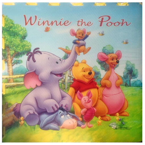 Pack Of Four 60 x 60cm Puzzle Floor Play Mat Disney Winnie The Pooh