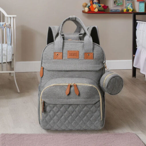 All In One Travel Maternity Bag With Carrycot Extension Grey - Image 4