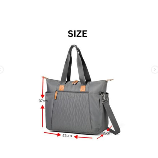 Colorland Deluxe Maternity Baby Diaper Bag Grey - Image 4