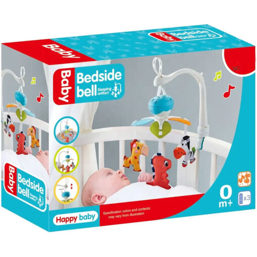 0m+ Bedside Bell Sleeping Musical Baby Mobile