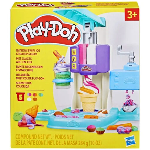 Play Doh Rainbow Swirl Ice Cream Playset