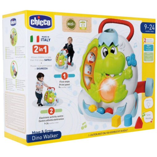 Chicco 2 in 1 Move & Grow Dino Baby Walker