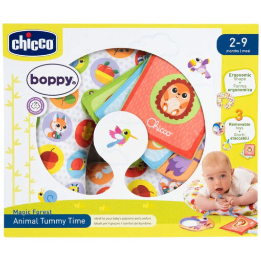 Chicco Magic Forest Animal Tummy Training Cushion - Image 2