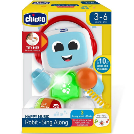 Chicco Happy Music Robit Sing Along Musical Robot Baby Toy