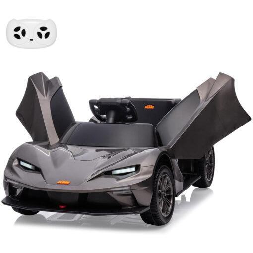 KTM X-Bow GTX Ride On 12v Electric Toy Car With R/C Grey - Image 2