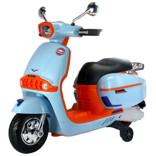 Vespa Scooter 2x 6v Electric Motorcycle Blue