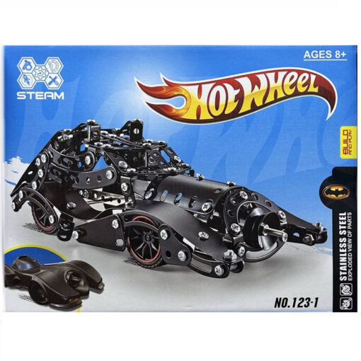 Hotwheels Steam Stainless Steal Meccano Batmobile Batman Car