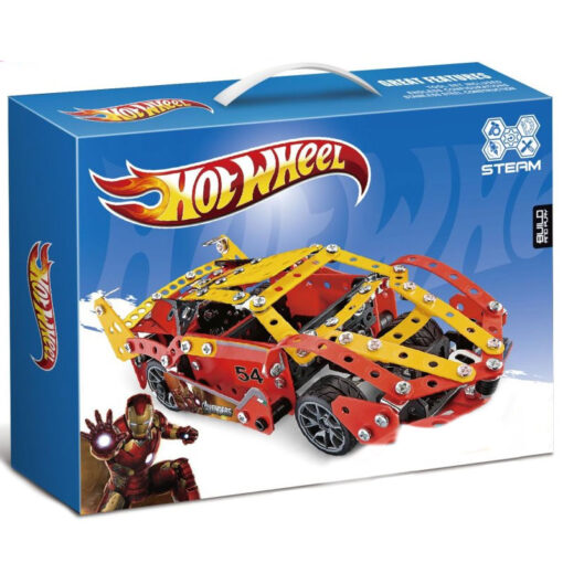 Hotwheels Steam Stainless Steal Meccano Iron Man Car