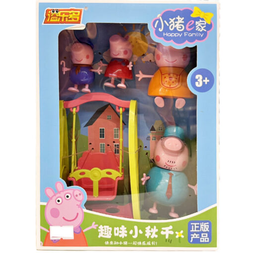 Peppa Pig Happy Family Playset Baby Swing Pink