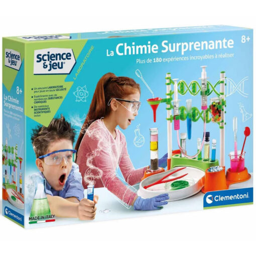 Clementoni La Chimie Surprenante 180 Experiences Chemistry Set