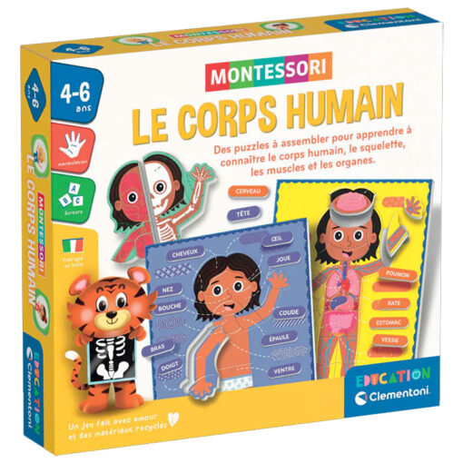 Clementoni Montessori Le Corps Humain