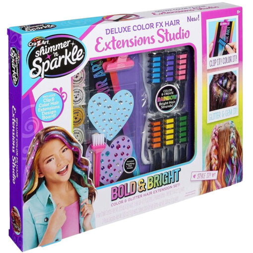 CrazArt Shimmer 'n Sparkle Deluxe FX Hair Hair Extensions Studio