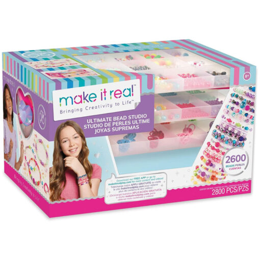 Make It Real Ultimate Bead Studio With 2600 Beads Perles