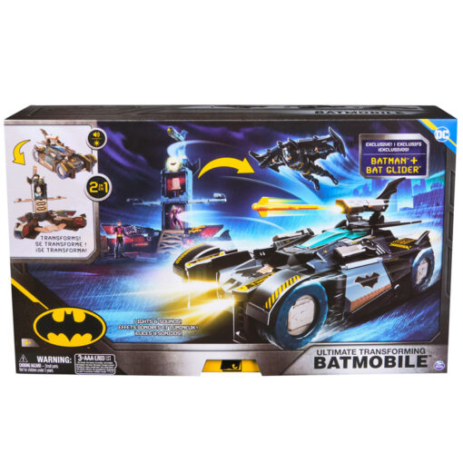 Spin Master Ultimate Transforming Batman + Batmobile Car