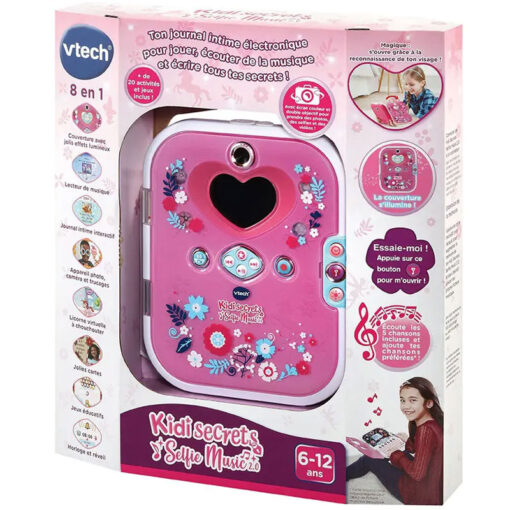 Vtech Kidi Secrets Selfie Music 8 in 1 Secret Diary French