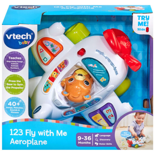 Vtech 123 Fly With Me Aeroplane Baby Plane Toy