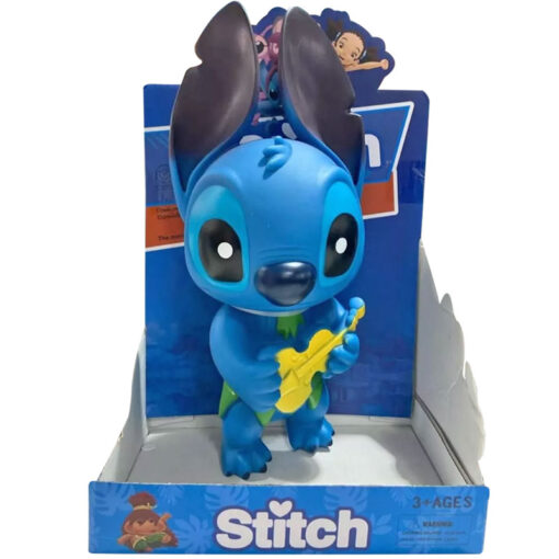 Disney Lilo & Stitch Large Toy Figurine Stitch Guitare