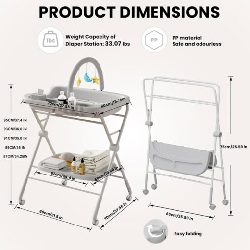 Deluxe Baby Changing Table Station - Image 7