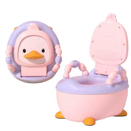 Cute Delux Baby Potty Penguin Pink