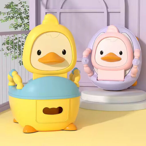 Cute Delux Baby Potty Penguin Pink - Image 2