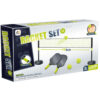 AJ Sportz Racket Set With Standing Net, 2x Rackets, 2x Balls