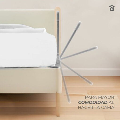 Asalvo 150cm Bed Rail Elephant Grey - Image 2