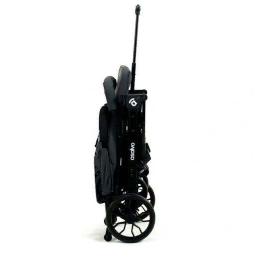 Asalvo Kubic 2 Newborn Travel Stroller Grey - Image 2
