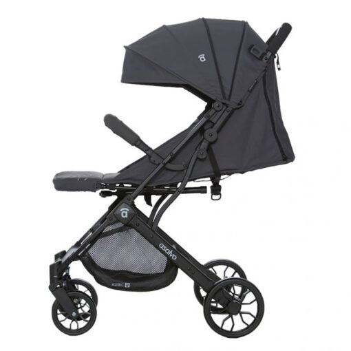 Asalvo Kubic 2 Newborn Travel Stroller Grey - Image 3