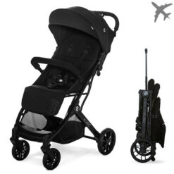 Asalvo Kubic 2 Newborn Travel Stroller Black