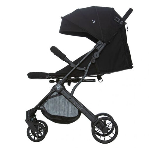 Asalvo Kubic 2 Newborn Travel Stroller Black - Image 3