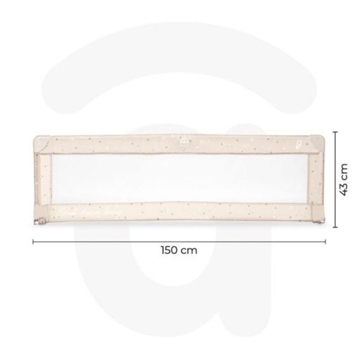 Asalvo 150cm Bed Rail Stars Beige - Image 2
