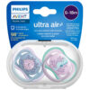 Avent 6-18m Pacifiers Ultra Air Sea Creatures Purple