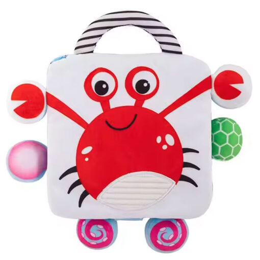 My First Deluxe Sensory Baby Soft Book Crab