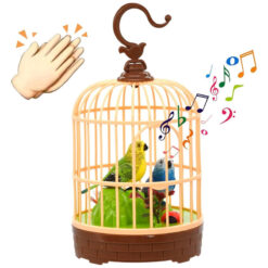 Beautiful Singing Parrot Bird Toy In a Cage