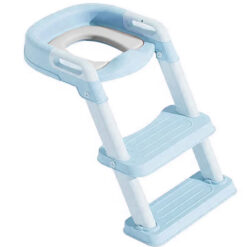 Trendy Baby Toilet Reducer Seat With Ladder Blue